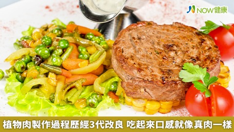  植物肉製作過程歷經3代改良 吃起來口感就像真肉一樣